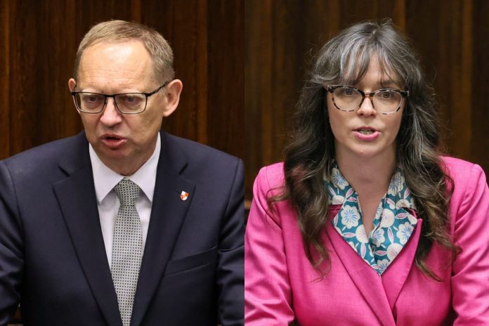 Roman Fritz oraz Klaudia Jachira.