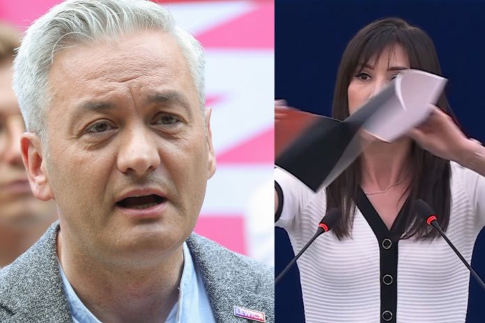 robert biedron flaga upa ewa zajaczkowska-hernik