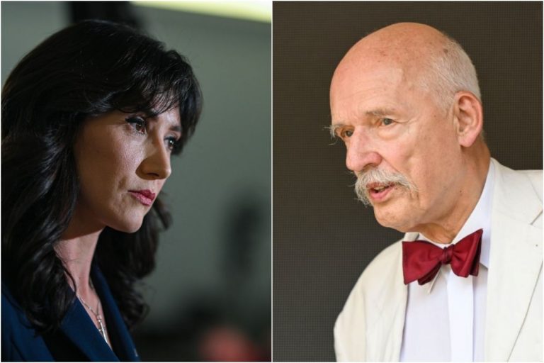 Ewa Zajączkowska-Hernik i Janusz Korwin-Mikke.