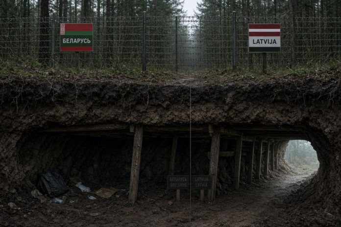 NCZAS.INFO | Tunel na granicy białorusko-łotewskiej. Obrazek ilustracyjny