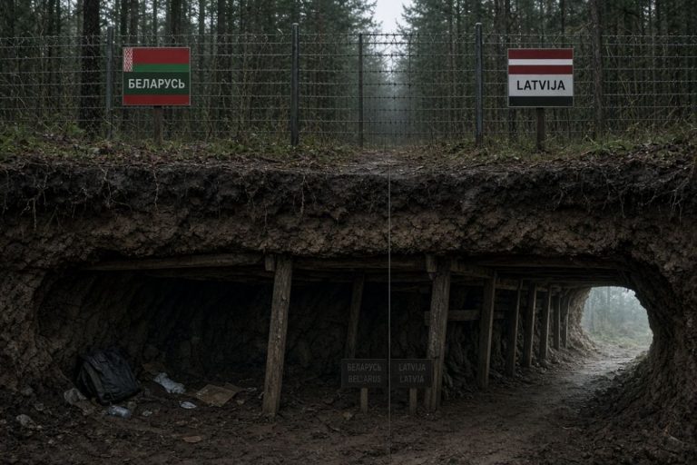 NCZAS.INFO | Tunel na granicy białorusko-łotewskiej. Obrazek ilustracyjny