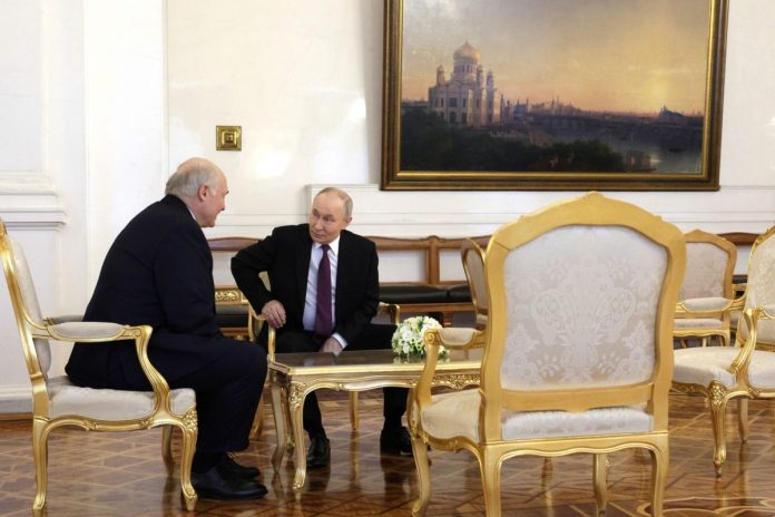 Aleksander Łukaszenka i Władimir Putin