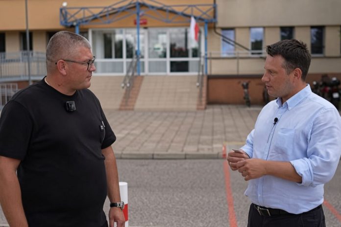 Pobicie Polaka przez Ukraińca w Suwałkach. Interwencja Mentzena.