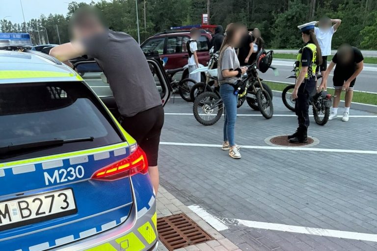 policja białystok motorowery