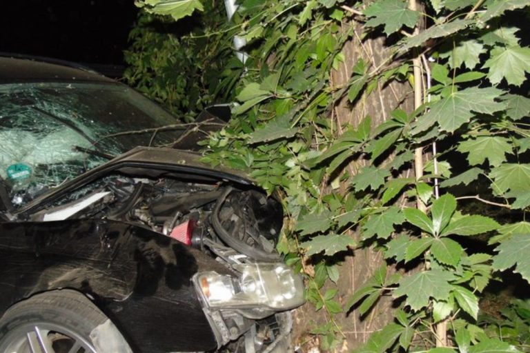 Wypadek samochodu z siódemką pijanych Ukraińców.