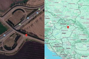 NCZAS.INFO | Orientacyjna lokalizacja wypadku polskiego autokaru, w którym zginęło kilkanaście osób. Foto: google maps