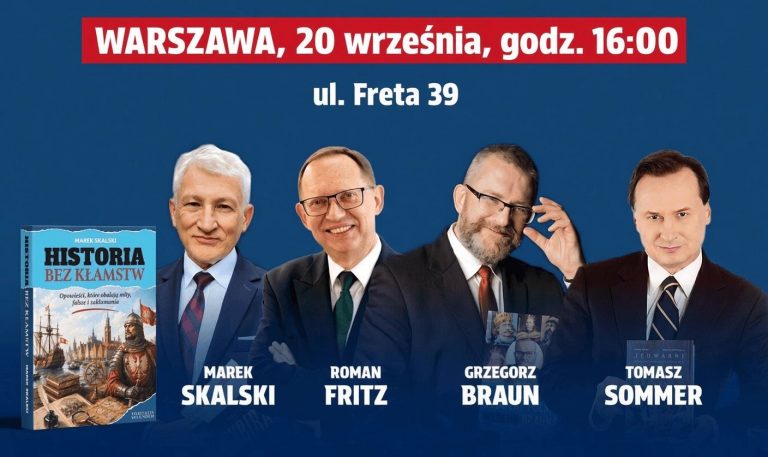 Braun, Sommer, Skalski i inni w niedzielę, w Warszawie. NIE dla cenzury!
