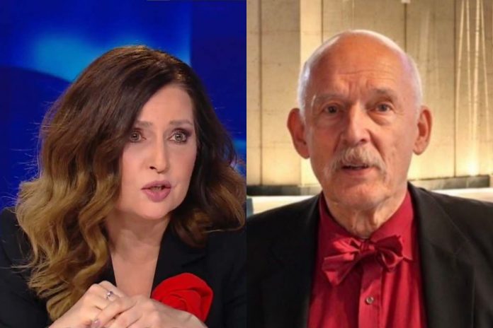 NCZAS.INFO | Agnieszka Gozdyra i Janusz Korwin-Mikke.