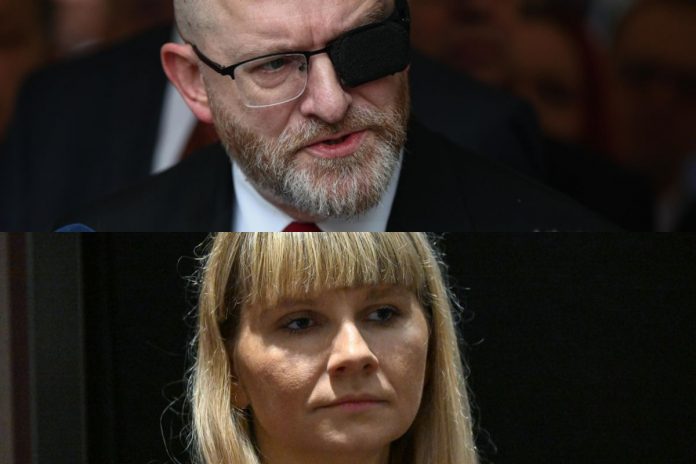 Grzegorz Braun oraz Monika Horna-Cieślak.