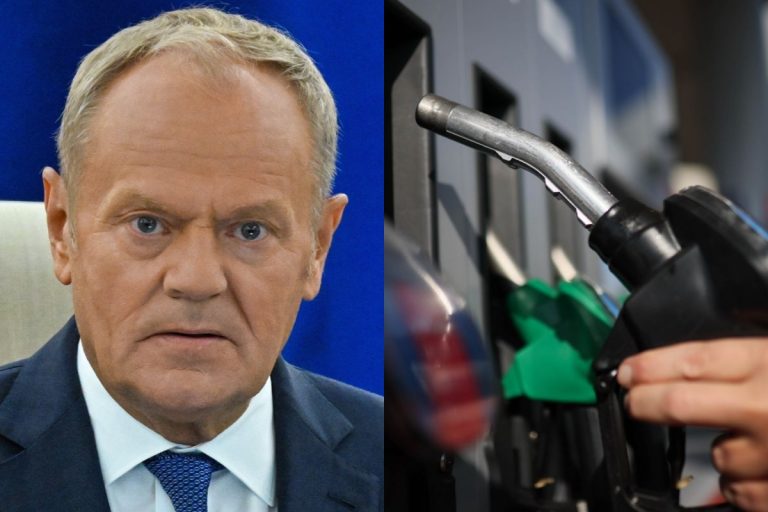 donald tusk stacja paliw