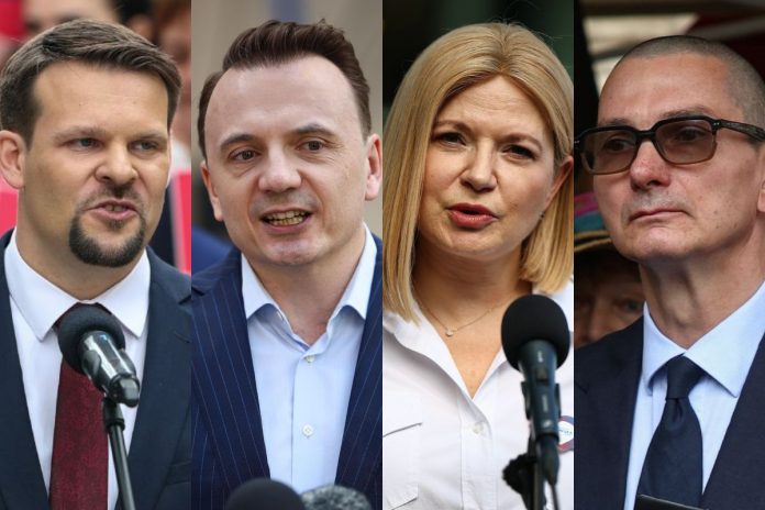 Michał Drewnicki, Łukasz Gibała, Monika Piątkowska oraz Michał Klimek.