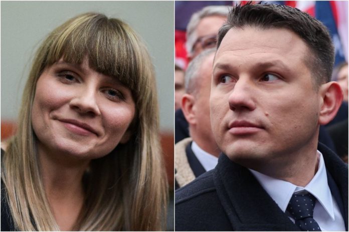 Monika Horna-Cieślak i Sławomir Mentzen.