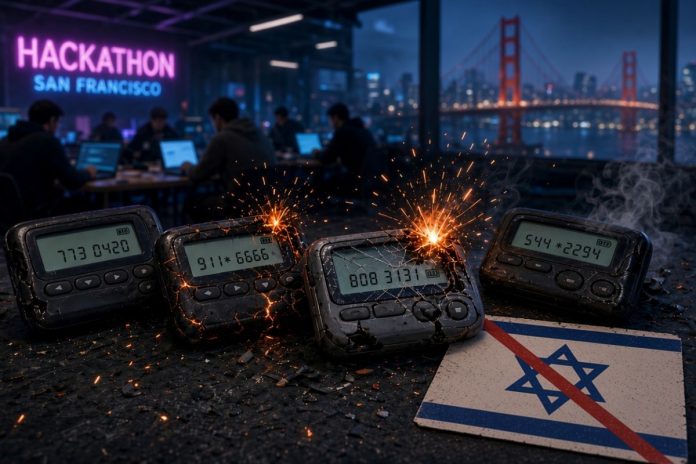 NCZAS.INFO | Hackathon oraz wybuchające pagery. Grafika ilustracyjna wygenerowana przez AI. Źródło: Grok