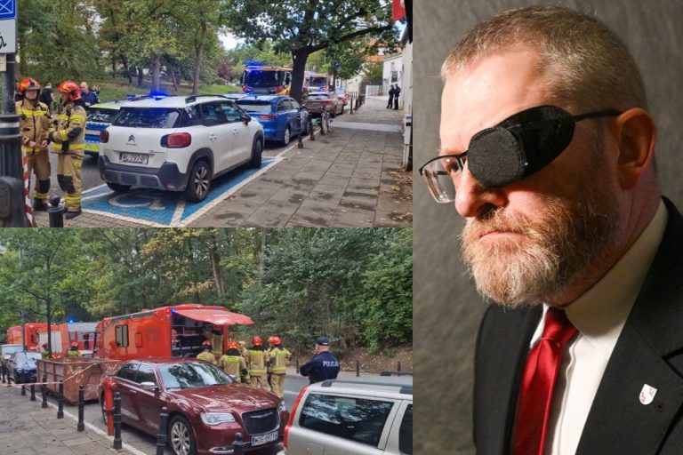 NCZAS.INFO | Interwencja służb w biurze Grzegorza Brauna oraz lider Konfederacji Korony Polskiej Grzegorz Braun.