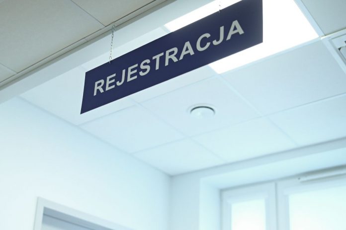 Rejestracja w przychodni.