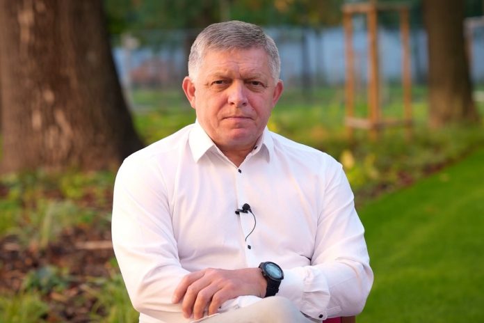 NCZAS.INFO | Premier Słowacji Robert Fico. Foto: print screen X