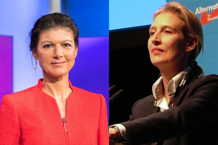 sahra wagenknecht alice weidel bsw afd