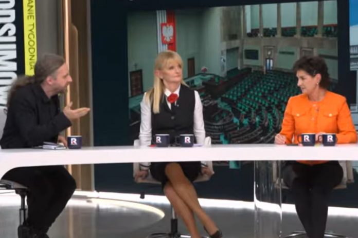 Dobromir Sośnierz, Jolanta Milas oraz Anna Mrowińska.