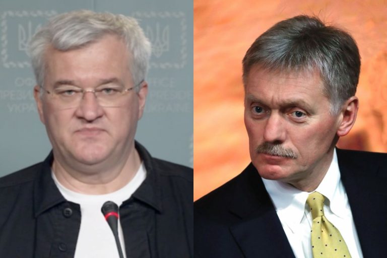 Andrij Sybiha oraz Dmitrij Pieskow.
