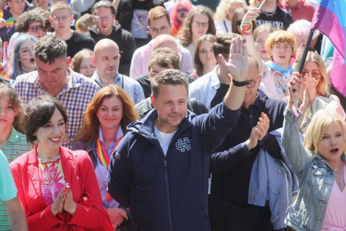 Rafał Trzaskowski i Aldona Machnowska-Góra.
