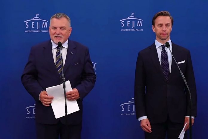Andrzej Zapałowski i Krzysztof Bosak.