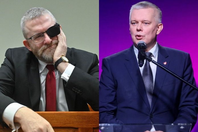 NCZAS.INFO | Grzegorz Braun oraz Tomasz Siemoniak.
