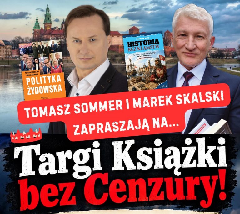 23.10: DEBATA w KRAKOWIE: Braun, Sommer, Skalski. 24.10: TARGI KSIĄŻKI BEZ CENZURY