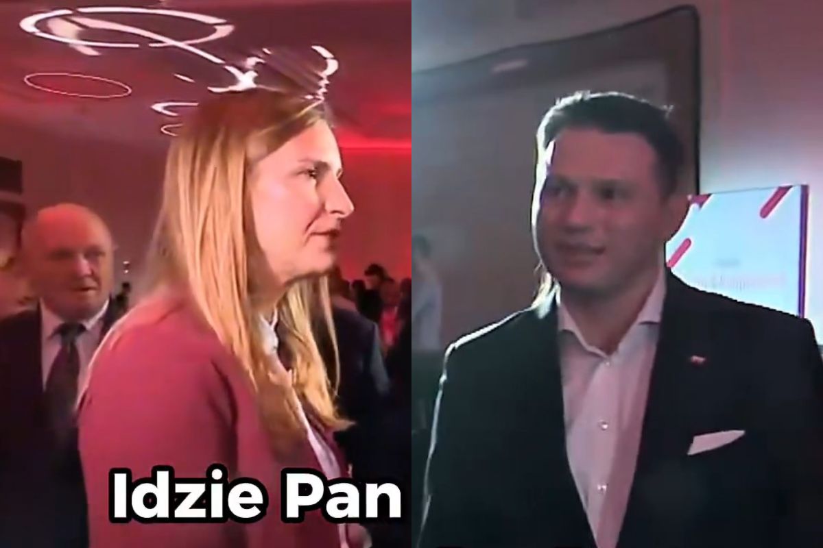 Sobkowiak-Czarnecka chciała uderzyć w Mentzena. Tak NAPRAWDĘ wyglądała ich rozmowa [VIDEO]