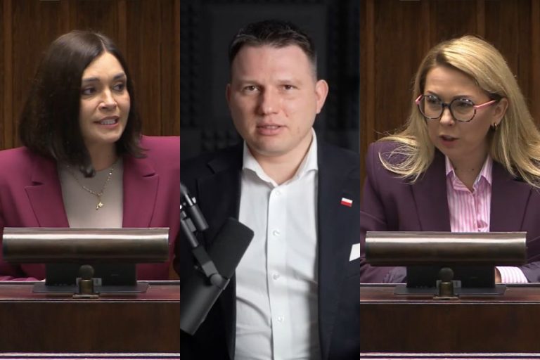NCZAS.INFO | Magdalena Sroka, Sławomir Mentzen i Barbara Oliwiecka. /