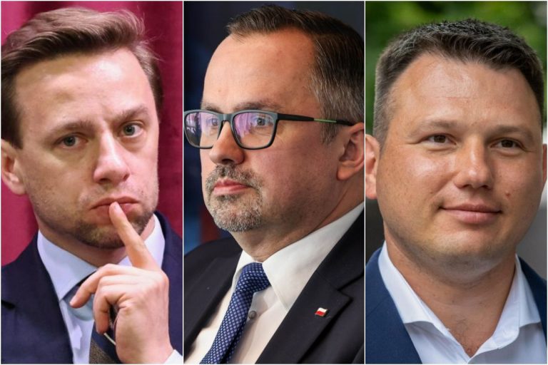 Krzysztof Bosak, Marcin Horała i Sławomir Mentzen.