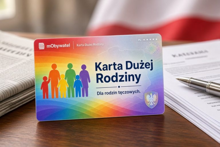 "Tęczowa" Karta Dużej Rodziny.