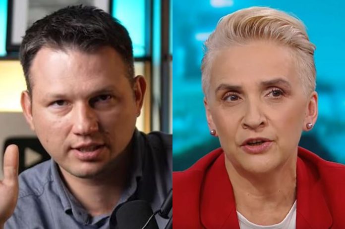 Sławomir Mentzen oraz Joanna Scheuring-Wielgus.