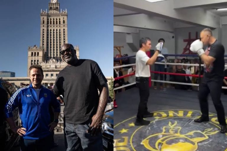rafal trzaskowski shaquille o'neal karol nawrocki manny pacquiao