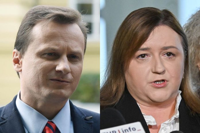 Tomasz Sommer oraz Olga Semeniuk-Patkowska.