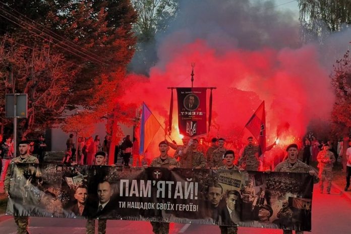 ukraina upa stepan bandera dzien obroncow ukrainy kolomyja