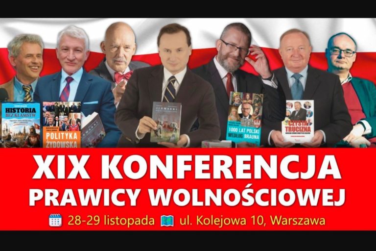 NCZAS.INFO | XIX Konferencja Prawicy Wolnościowej ruszy już 28 listopada. Foto: nczas